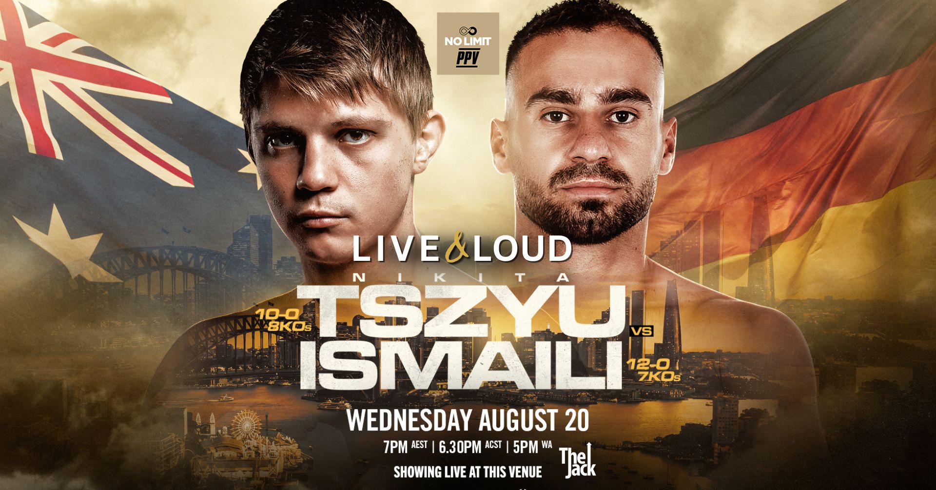 Boxing | Nikita Tszyu vs Ismaili – Live & Loud