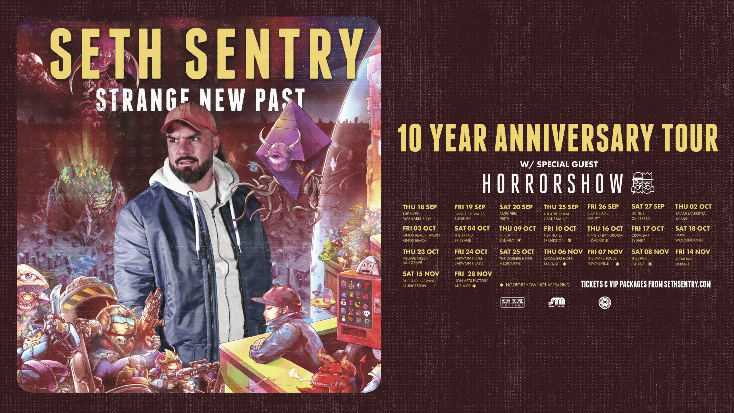Seth Sentry | Strange New Past – 10 Year Anniversary Tour